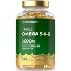 Horbaach Omega 3 6 9 Capsules High Dose 2000 mg