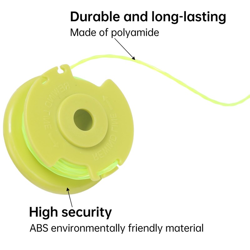 COEWUR Pack of 4 replacement thread spool with trimmer cover,