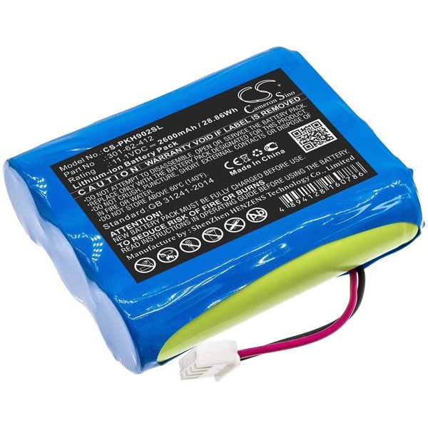 SHINEAR 2600mAh Battery Replacement for Peaktech P9021 P 9020 P9020A