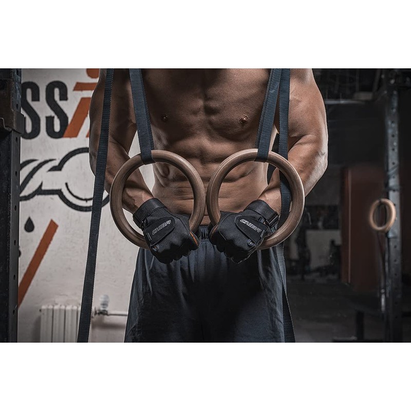 Chiba Herren Handschuh Strongman Gripper, Schwarz, L, 44102