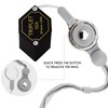 10x Magnifier Jewelry Loupe 20.5mm Triplet Lens Optical Glass Pocket