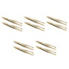 OATIPHO 10 pcs Stainless Steel Eyebrow Tweezer Removal Tools for