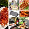 Non-Stick Barbecue Trays with Handle - Grill Topper Rectangular Grilling