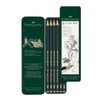 Faber-Castell 5 Piece Quality Water-Soluble Graphite Aquarelle Pencils in a