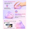 Lekvey Ergonomic Mouse, Vertical Wireless Mouse Rechargeable 2.4 GHz Optical