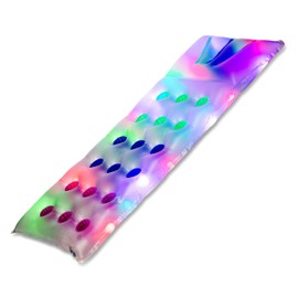Deluxe Illuminated Pool Raft with Colored Pockets