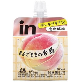 森永製菓 ウイダー インゼリー フルーツ食感 もも 150g inゼリー もも味 【商標登録番号 第6585805】 (12個)