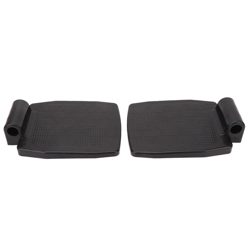 2pcs Wheelchair Footplate Plastic Ergonomic Wheelchair Footrest Pedal Replacement Accessory