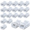 Innfeeltech 20 Pcs Strip Connector or 10MM 4 Pin LED