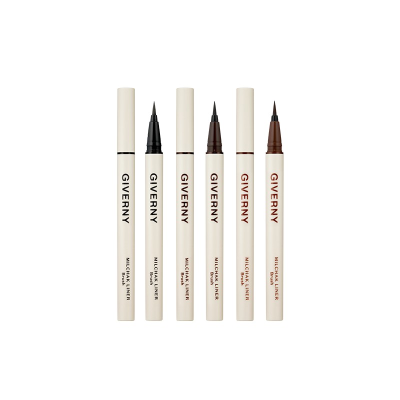 Giverny adhesion brush liquid eyeliner 0.6g 3 colors / 지베르니
