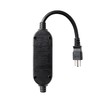 Kaper GFCI Inline Plug Replacement Assembly 3 Prong ,Auto-Monitor,Auto Reset,