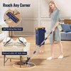 Mop and Bucket Set with Wringer, 3-Tank Flat Mop and