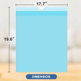 15L Garbage Bags Drawstring, Extra Strong Small Garbage Bag Unscented, Garbage Can Liners for Kitchen Office Home, JUKFITA 4 Gallon Trash Bag, Available in Colors, 100 Count Blue