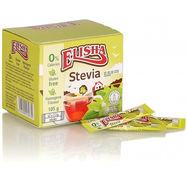 Elisha Stevia Sweetener - 2 x 42 x 2.5gr -