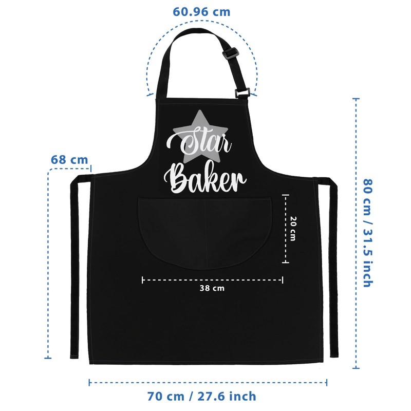 LINEN CLOSET® Baking Aprons for Women Baker Aprons for Men