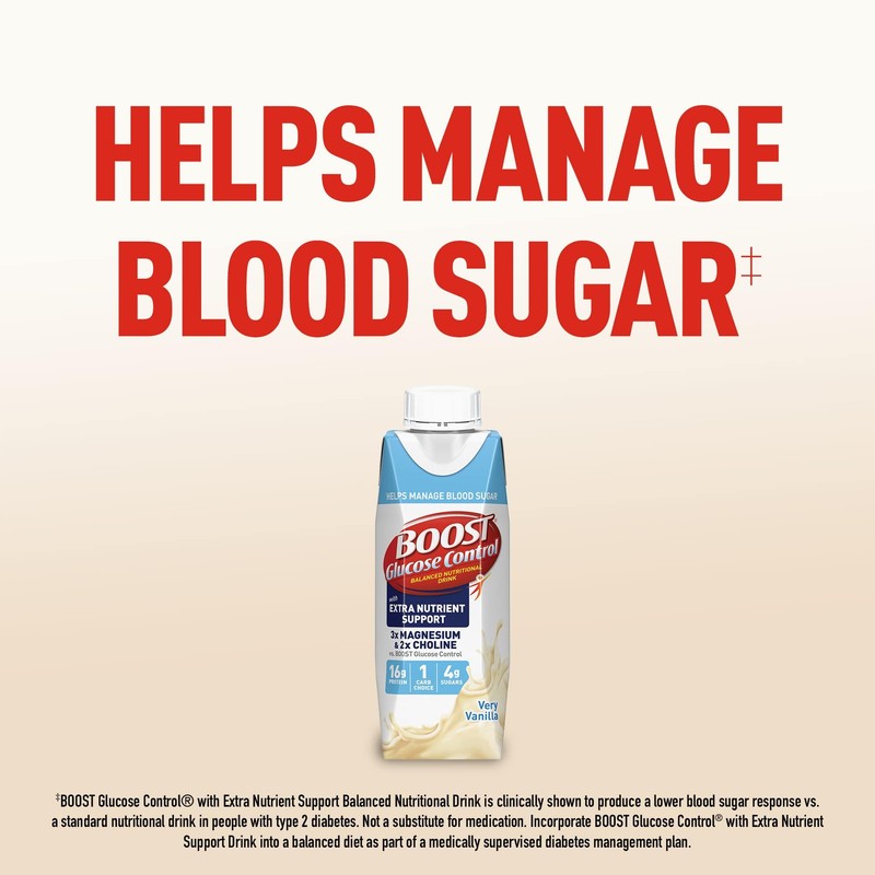 BOOST Glucose Control Ready to Drink Nutritional Drinks with Extra