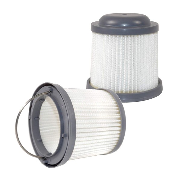HQRP 2-pack Washable Filter compatible with Black & Decker HFVB320J27,