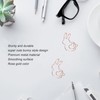 160Pcs Kids Paper Clips Bunny Style Smoothing Strong Metal Exquisite