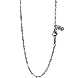 KJ Phiten Titanium Necklace, Flat Azuki Necklace, Width 0.7 inches (1.8 mm), 15.7 - 23.6 inches (40 - 60 cm), Made in Japan, Sports, Hypoallergenic Metal, Titanium