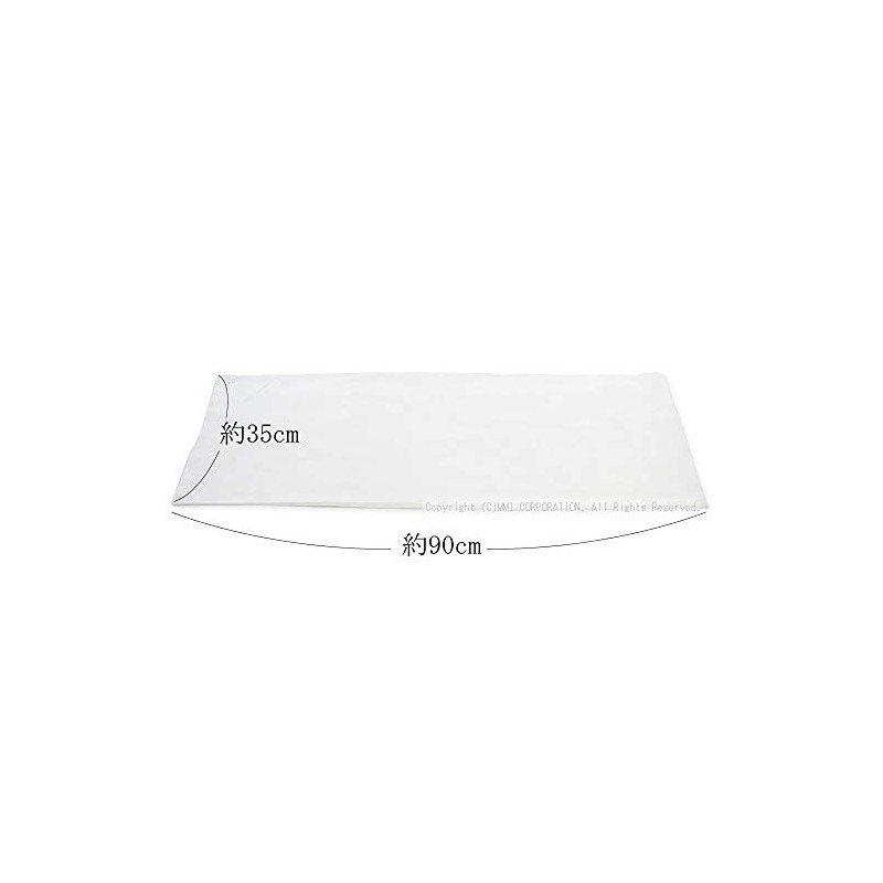 Sarashi Tenugui Fabric, Oka Standard, 35.4 inches (90 cm), White,