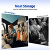 Usinynia 4 Pack Car Hooks for Headrest Double Car Seat