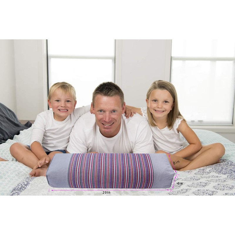 Buckwheat Pillow 100% Organic Coarse Cloth Package. The Pillowcase Has