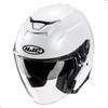 HJC i31 Solid Open Face Motorcycle Helmet, DOT Approved (White,