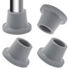 Heavy Duty Shower Chair Leg Caps 4 Pack - Replacement