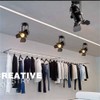 E26 Loft Industrial Ceiling Spots Spotlight Fixture LED Metal Track