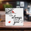 Memorial Decor I Am Always with You Cardinal Wood Sign