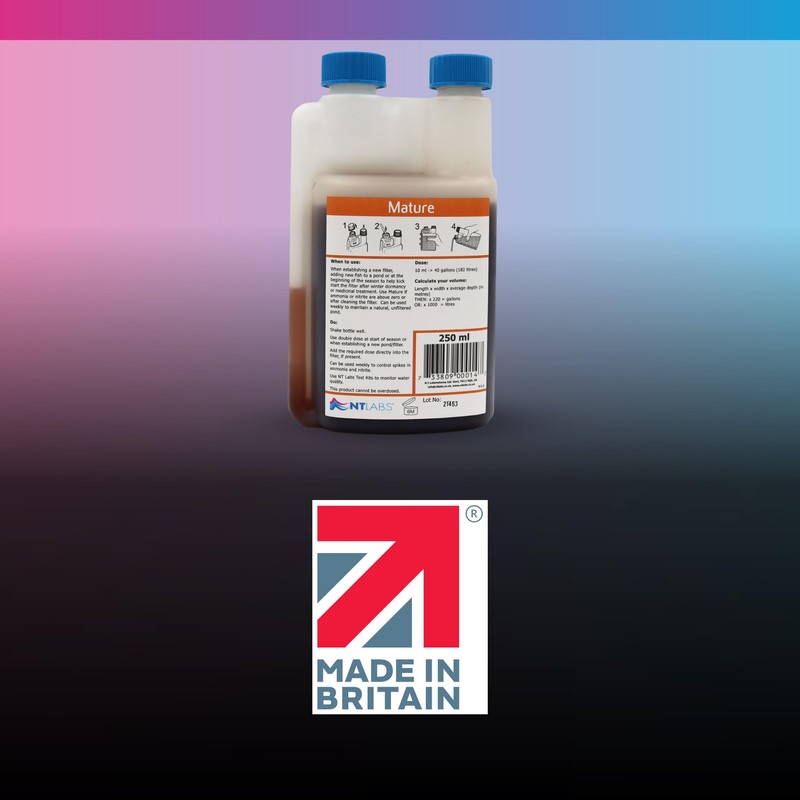 NT Labs Pond Mature, Pond Live Filter Bacteria, Breaks Down