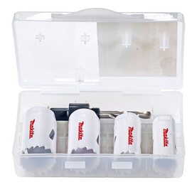 Makita D-33641 Hole Saw Set 22 25 29 32 mm + Adapter + Drill Bit