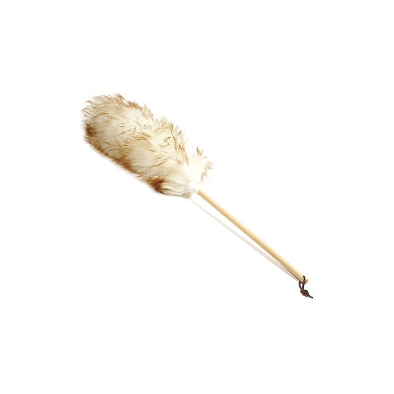 Norpro 24-Inch Pure Lambs Wool Duster with Wood Handle