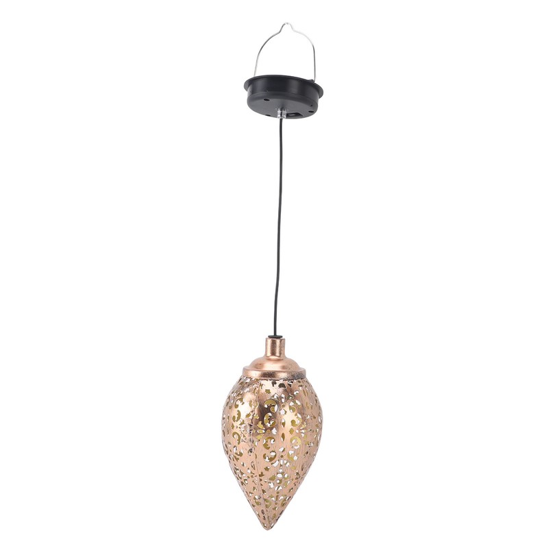 Solar Powered Patio Lamp LED Hanging Light Retro Decorative Lantern