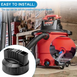 47922 Vacuum Drain Cap for Ridgid Shop Vac Vacuums Cleaner and Craftsman Shop Vacuum, Wet Dry Vac Cleaner Replacement Drain Plug 1.97'' ID, Upgraded Shop Vac Replacement Parts & Accessories - 1Pack