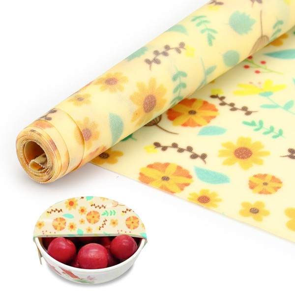Sekonow Beeswax Wraps for Food, Large 39.4’’ x 13’’ Beeswax