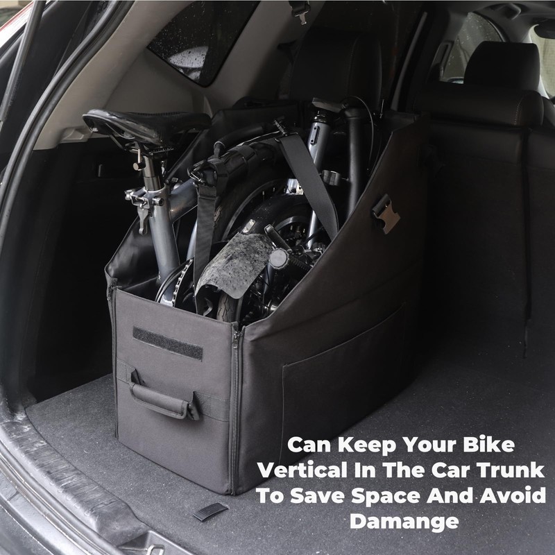 SUKOUSRAM Folding Bicycle Storage Box Suitable For Bromp ton Folding