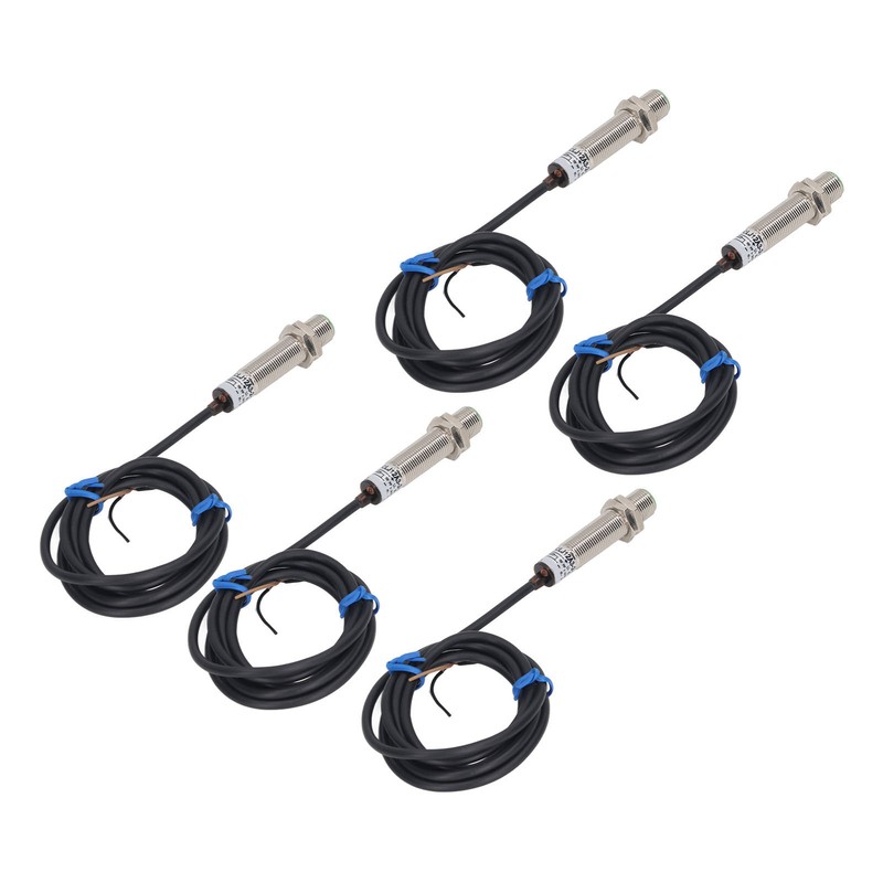 5PCS Approach Sensor M12 X 1 Non Embedded IP65 Waterproof