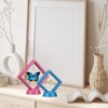 PATIKIL 3D Floating Frame Display Stand, 12 Pack 2.8x2.8 Inch
