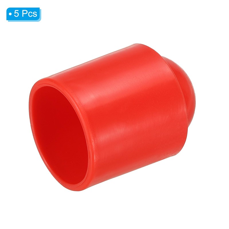 PATIKIL Pool Cue Protective Cover, 5Pcs Rubber Pool Cues End