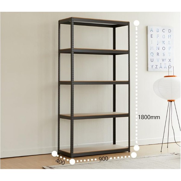 espidoo 5-Tier Heavy Duty Storage Shelves: Adjustable Metal Utility Rack