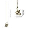 LuoQiuFa 2Pcs Bee Ceiling Fan Pull Chain,12 Inches Decorative Fan