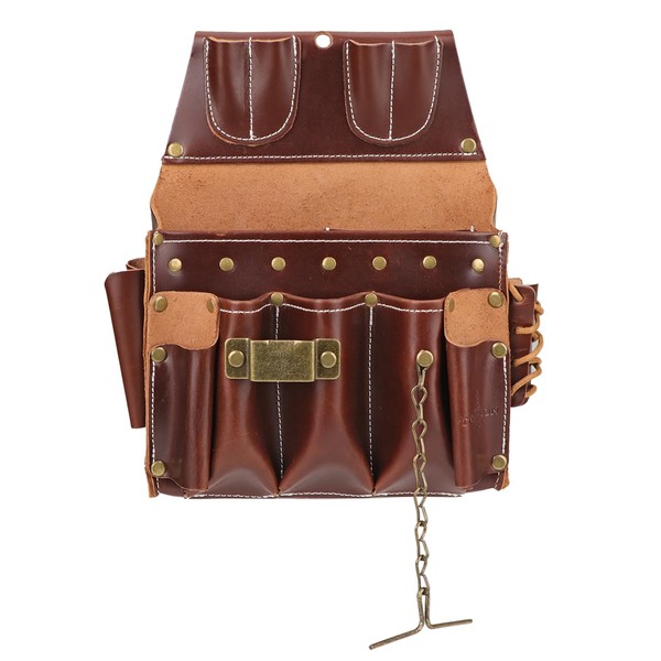Tourbon Leather Electrician's Tool Pouch Kit Tools Organizer Utility Work