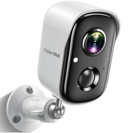 Wireless Cameras for Home/Outdoor Security, Battery Powered 2K HD WiFi Security Outdoor with Spotlight, AI Motion Detection, Siren, Color Night Vision, 2-Way Talk, SD/Cloud Storage