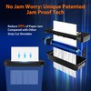 Paper Shredder Without Basket,VidaTeco 6-Sheet Strip Cut Shredder for Home