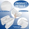 mimzemamz 2 Compartments Bath Toy Storage Organizer Net Bag for