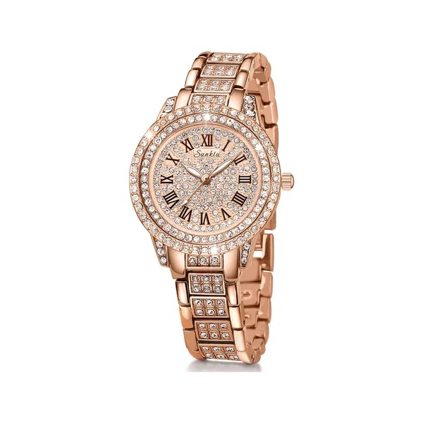 Reloj Clásico de Mujer con Fecha | Pulsera Elegante y