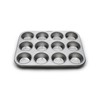 Fox Run Muffin and Cupcake Pan, 12 Standard Cup, Stainless