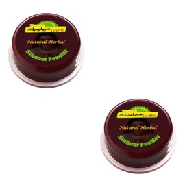 Stylesindia Natural Herbal Kumkum Sindoor Powder 7.5g (Pack of 2) (Maroon)