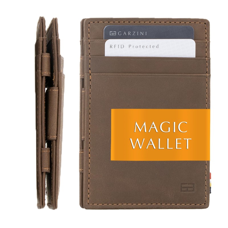 GARZINI GARZINI Magic Wallet For Men, Minimalist Wallet with RFID